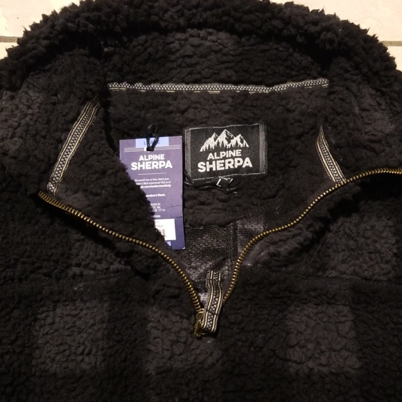 1 NEW Men's Cozy Alpine Sherpa Pullover - Picture 3 of 5